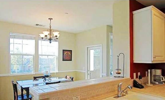 Brookside Walk Residence 1 kitchen to dining