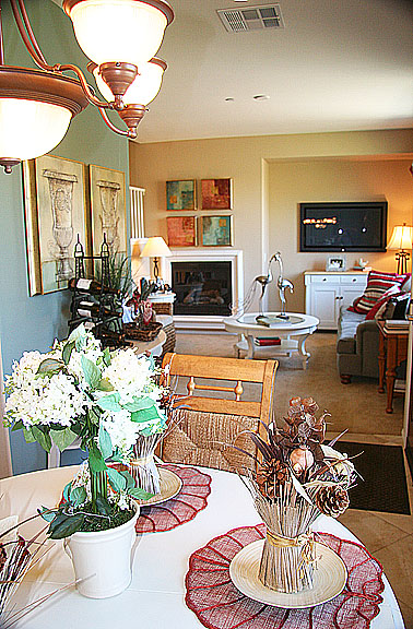 New Homes Canyon Country Solstice Plan 1 dining to living