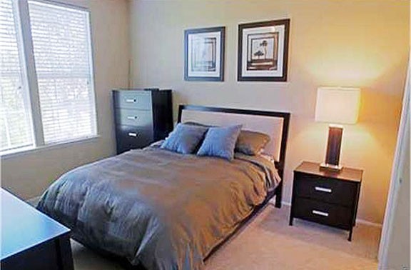 Valencia Bridgeport Spinnaker Point Plan 1 & 2 master bedroom