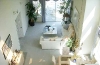 Cavernous livingroom and dining room.