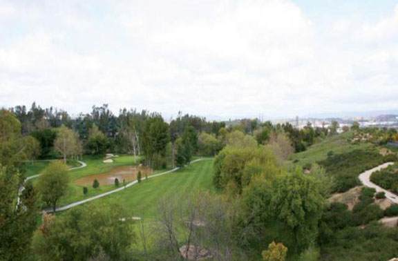 Valencia Woodlands view of golf course