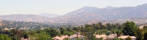 Santa Clarita Valley View and mountains