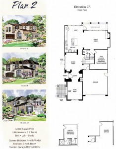 Valencia Bridgeport The Island Tract Plan 2 first floor floor plan