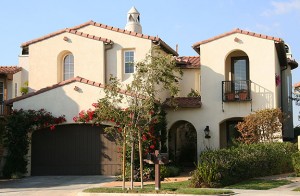 Valencia Woodlands Garland tract home Plan 1 exterior Valencia Woodlands Garland tract home Plan 1