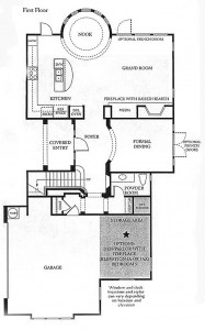 Valencia Bridgeport The Cove Plan 3 first floor floor plan