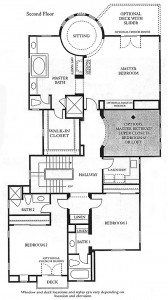 Valencia Bridgeport The Cove Plan 3 second floor floor plan