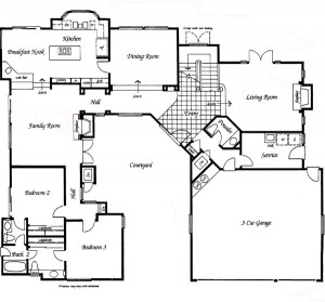 Valencia Summit Windemere Plan 91 first floor floor plan