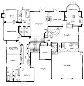 Valencia Summit Windemere Plan 94 Single Story floor plan