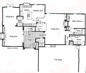 Valencia Summit Windemere Plan 95 plan first floor plan