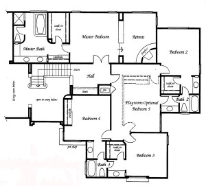 Valencia Summit Windemere Plan 95 second floor floor plan