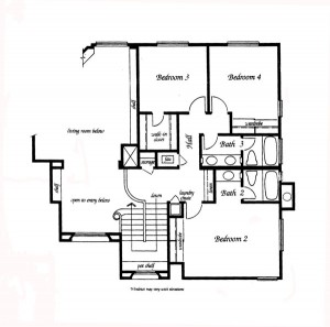 Valencia Summit Windemere Plan 93 second floor floor plan