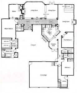 Valencia Summit Windemere Plan 92 Single Story Floor Plan