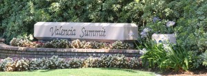 Valencia Summit sign