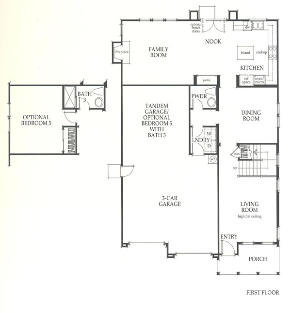 Valencia Westridge Sundance Residence 2 first floor floor plan Valencia Westridge Sundance Residence 2 first floor floor plan