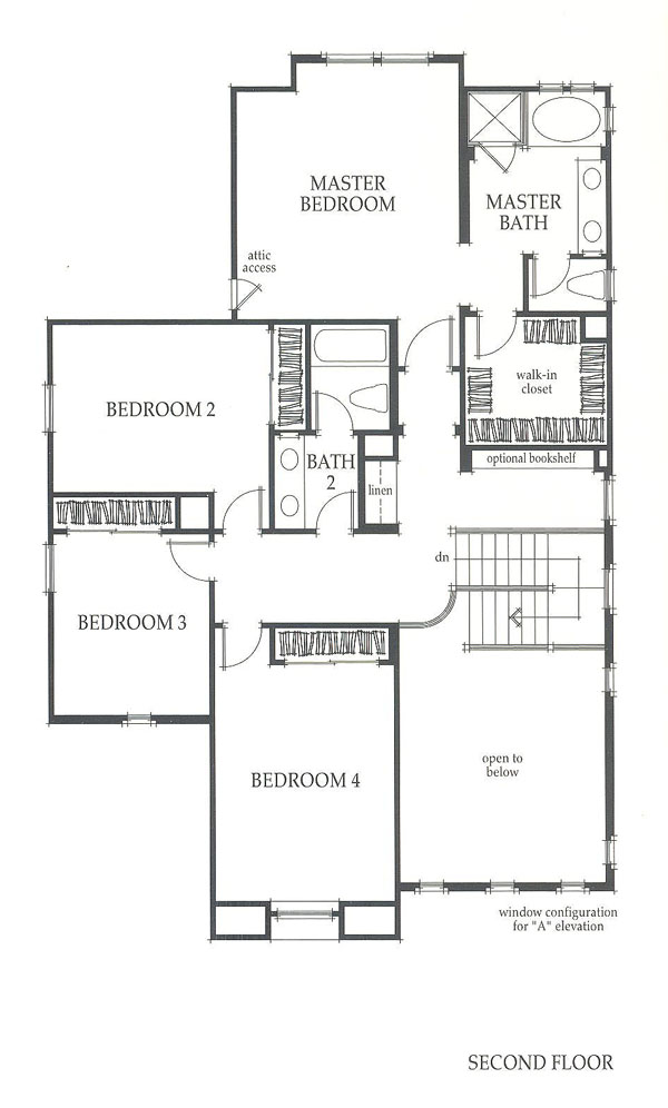 Valencia Westridge Sundance Residence 2 second floor floor plan Valencia Westridge Sundance Residence 2 second floor floor plan
