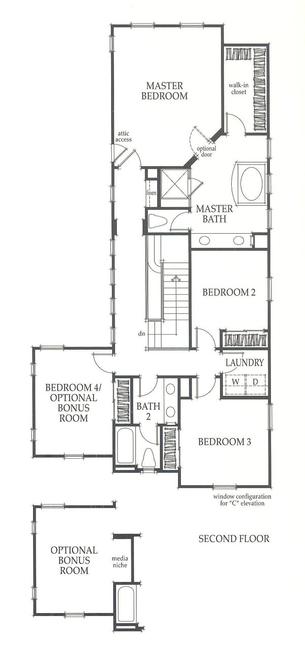 Valencia Westridge Sundance Residence 3 second floor floor plan Valencia Westridge Sundance Residence 3 second floor floor plan