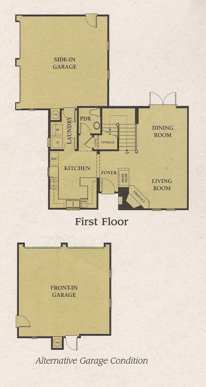 Valencia Woodlands Carmelita Plan 1 first floor floor plaln