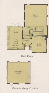 Valencia Woodlands Carmelita Tract Plan 2 first floor floor plan