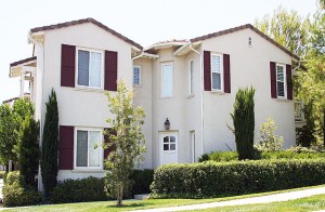 Valencia Woodlands Carmelita Tract home Plan 3 Exterior