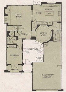 Valencia Woodlands Garland Plan 1 first floor floor plan