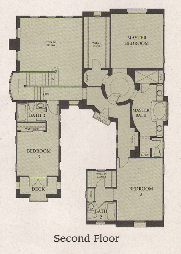 Valencia Woodlands Garland Plan 1 second floor floor plan Valencia Woodlands Garland Plan 1 second floor floor plan