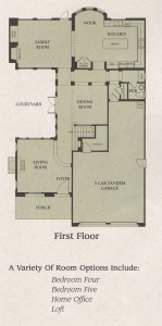 Valencia Woodlands Garland Plan 2 first floor floor plan