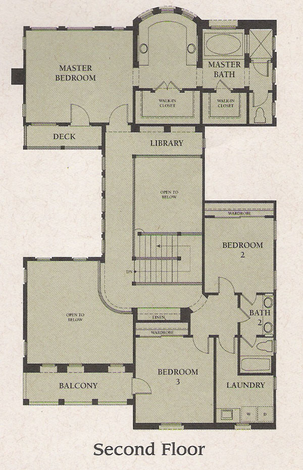 Valencia Woodlands Garland Plan 2 second floor floor plan Valencia Woodlands Garland Plan 2 second floor floor plan