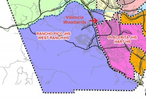 Valencia Woodlands High and Junior High map