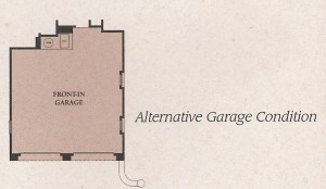 Valencia Woodlands Ironwood Plan 1 alternate garage condition