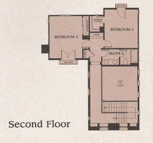 Valencia Woodlands Ironwood Plan 1 second floor floor plan