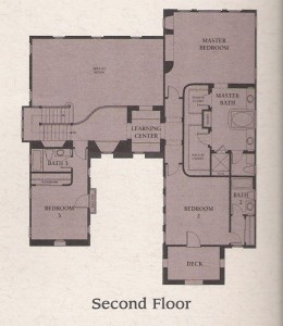 Valencia Woodlands Presidio Plan 2 second floor floor plan