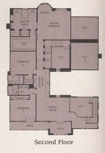 Valencia Woodlands Presidio Plan 3 second floor floor plan