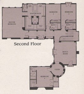 Valencia Woodlands Presidio Plan 5 second floor floor plan