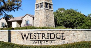 Valencia Westridge Sign