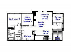 Valencia Westridge Cypress Pointe Tract Floor Plan second floor