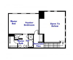 Valencia Westridge Cypress Pointe Residence 2 Floor Plan second third floor