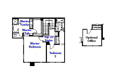 Valencia Westridge Cypress Pointe Tract Residence 4 Floor Plan second floor