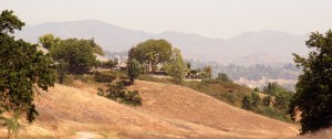 Valencia Summit homes and paseo hillsides