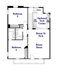 Valencia Westridge Oakmont Residence 2 floor plan second floor