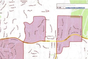 James Foster Elementary School Boundaries 2