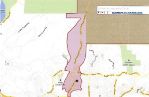 North Park Elementary School Boundary map 1