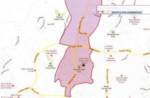 North Park Elementary School Boundary map 2