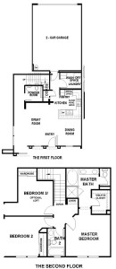 Brookside Walk Tract Residence 3 floor plan - Valencia Creekside
