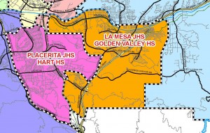 Homes for sale near La Mesa Junior High School - attendance boundary map